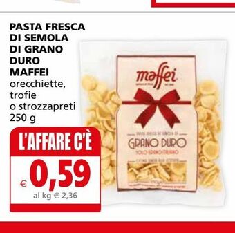 Il Gigante Pasta fresca di semola di grano duro maffei offerta