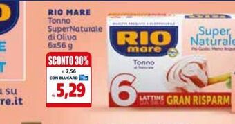 Il Gigante Tonno rio mare offerta