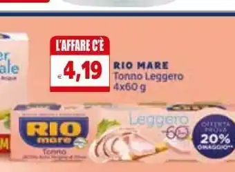Il Gigante Tonno leggero rio mare offerta
