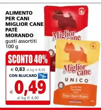 Il Gigante Alimentazione cane morando offerta