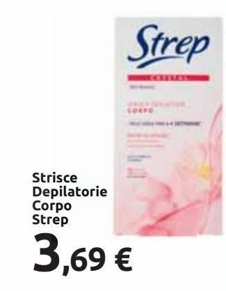 Carrefour Iper Strisce depilatorie corpo strep offerta
