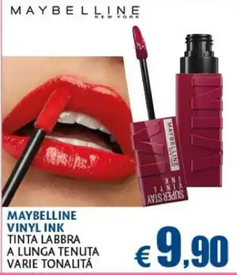 Maybelline Vinyl Ink Tinta Labbra A Lunga Tenlita Varie Tonalitá