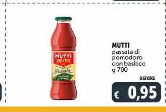 Deco Maxistore Mutti passata di pomodoro offerta