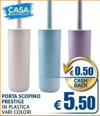 Porta Scopino Prestige in Plastica Vari Colori