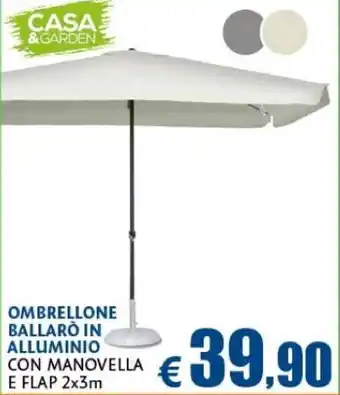 Casa & Co Ombrellone Ballarò in Alluminio 2x3m offerta