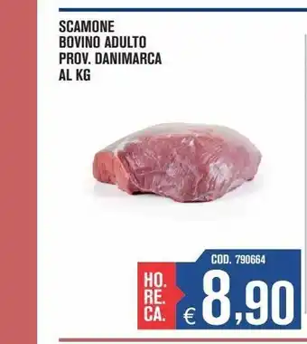 Adhoc Scamone di bovino adulto prov danimarca kg offerta