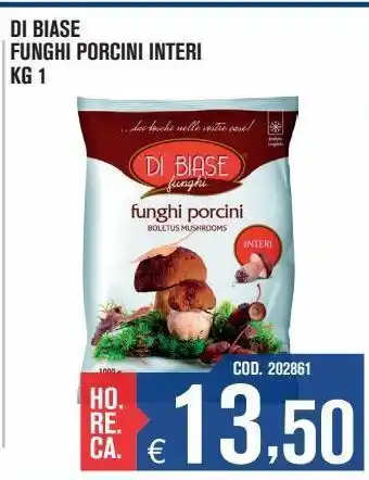 Adhoc Di biase funghi porcini interi 1 kg offerta