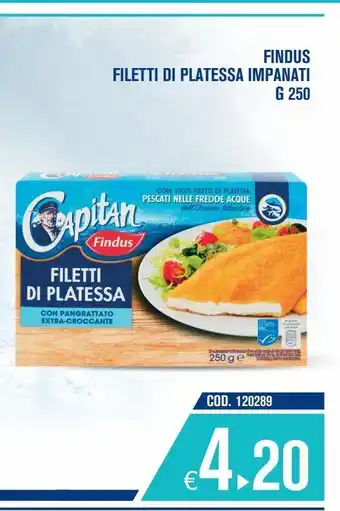 Adhoc Filetti di platessa impanati findus g 250 offerta