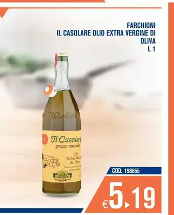 Adhoc Olio extra vergine di oliva farchioni il casolare 1 lt offerta