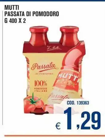 Passata di pomodoro mutti g 40 x2