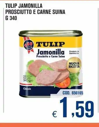 Adhoc Prosciutto e carne suina tulip jamomilla g 340 offerta