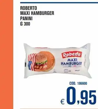Adhoc Panini roberto maxi hamburger g 300 offerta
