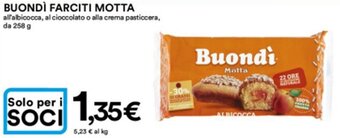 Ipercoop Buondì Farciti Motta 258 g offerta
