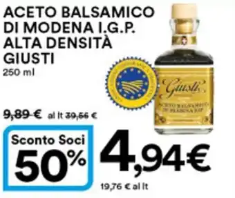 Giusti Aceto Balsamico di Modena I.G.P. Alta Densità 250 ml