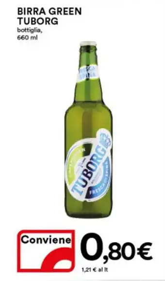 Ipercoop Tuborg Birra Green 660 ml offerta