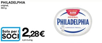 Ipercoop Philadelphia Original 350 g offerta