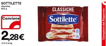 Ipercoop Sottilette Classiche 400 g offerta