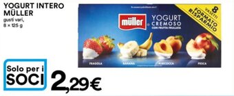 Ipercoop Müller Yogurt Intero 8 x 125 g offerta