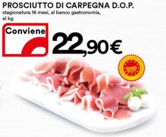Ipercoop Prosciutto di Carpegna D.O.P. offerta