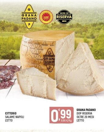 Ottimo Market Grana Padano DOP Riserva Oltre 20 Mesi L'etto offerta