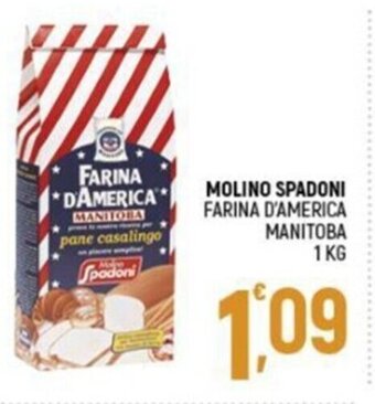 Ottimo Market Molino Spadoni Farina D'America Manitoba 1 kg offerta