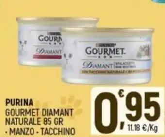 Ottimo Market Purina Gourmet Diamant Naturale 85 gr -Manzo -Tacchino offerta