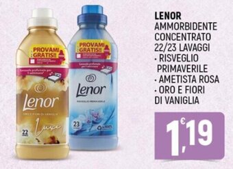 Ottimo Market Lenor Ammorbidente Concentrato 22/23 Lavaggi offerta