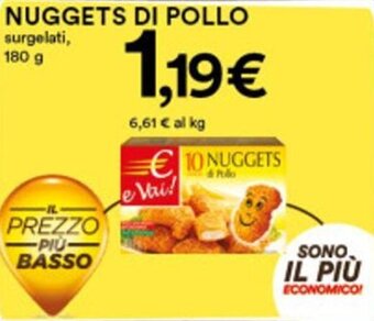 Ipercoop Nuggets di Pollo 180 g offerta