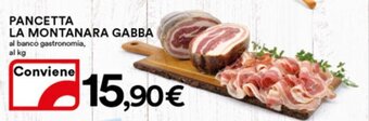 Ipercoop Pancetta La Montanara Gabba offerta