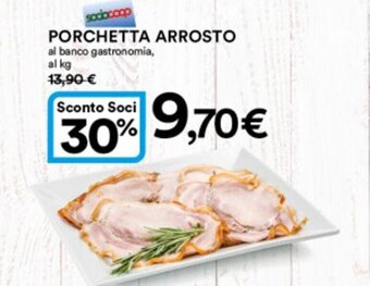 Ipercoop Porchetta Arrosto offerta