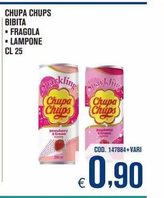 Adhoc Bibite chupa chups fragola, lampone cl 25 offerta