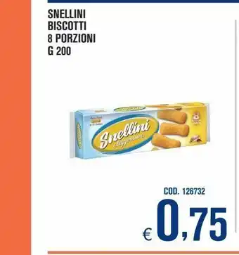 Biscotti snellini 8 porzioni g 200