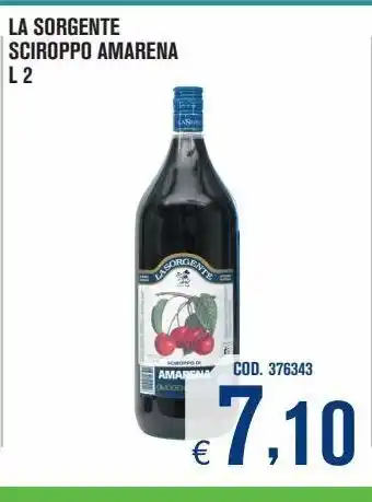 Adhoc La sorgente sciroppo amarena l 2 offerta