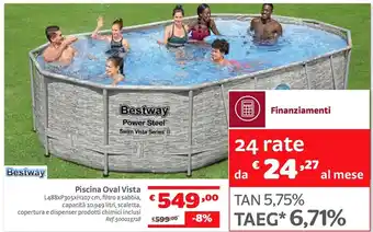 Bricocenter Piscina oval offerta