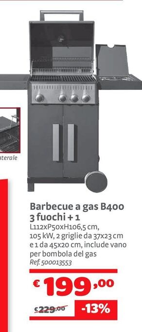 Bricocenter Barbecue a gas offerta