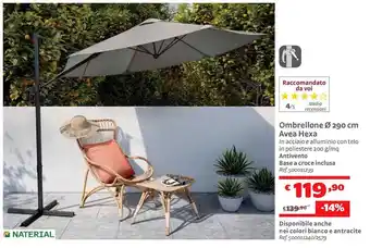 Bricocenter Ombrellone avea hexa offerta