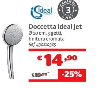 Bricocenter Doccetta ideal jet offerta