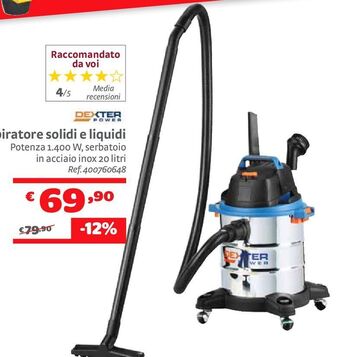 Bricocenter Aspiratore solidi e liquidi offerta