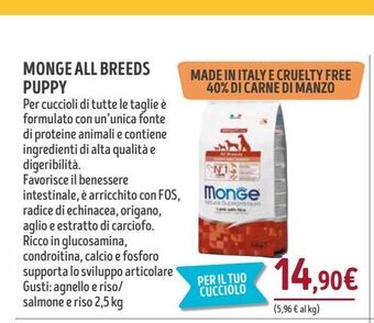 Il Gigante Monge all breeds offerta