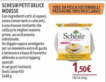 Schesir mousse petit delice mousse