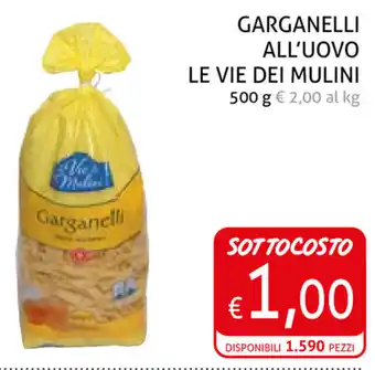 Garganelli All'Uovo Le Vie Dei Mulini 500g