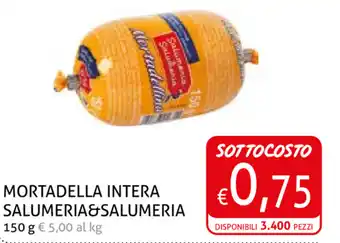 Ecu Discount Mortadella Intera Salumeria & Salumeria offerta