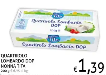 Ecu Discount Quartirolo Lombardo DOP Nonna Tita 200g offerta