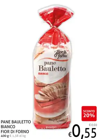 Ecu Discount Pane Bauletto Bianco Fior Di Forno 400g offerta