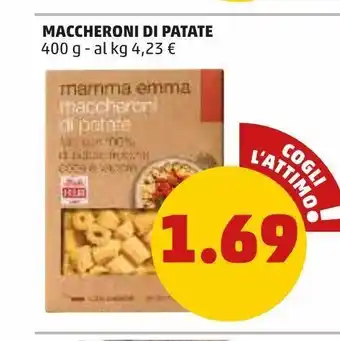 PENNY Maccheroni di patate 400g offerta