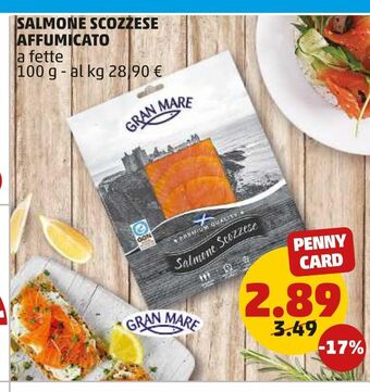 PENNY Salmone scozzese affumicato a fette 100g offerta
