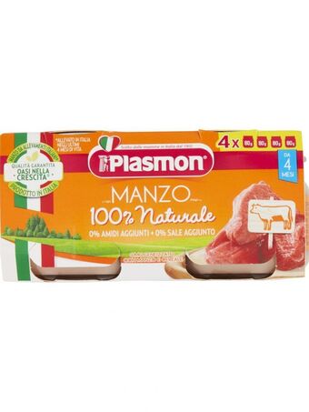 Prenatal Plasmon - Omogeneizzato manzo 4x80g offerta