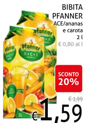 Ecu Discount Bibita Pfanner Ace 2L offerta