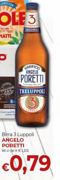 Iper Nonna Isa Angelo Poretti Birra 3 Luppoli 66 cl offerta