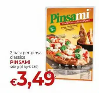 Pinsami 2 basi per pinsa classica 460 g